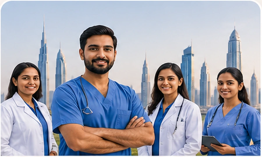 Paramedical graduates preparing for Gulf hospital jobs