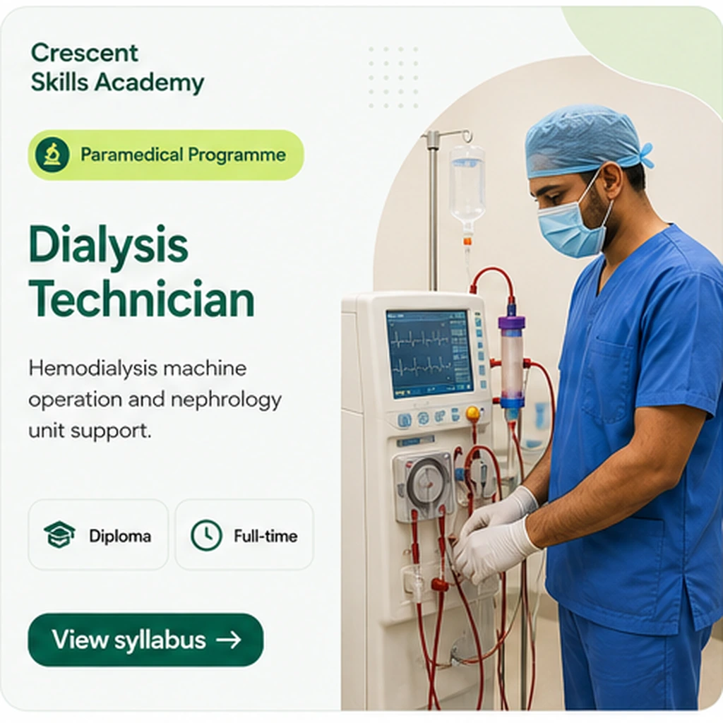 Dialysis Technician course card